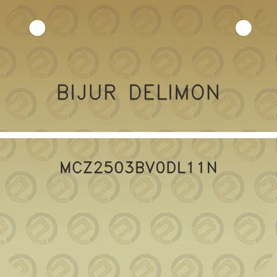 bijur-delimon-mcz2503bv0dl11n