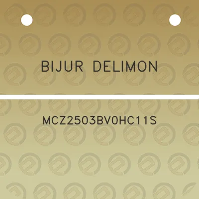 bijur-delimon-mcz2503bv0hc11s