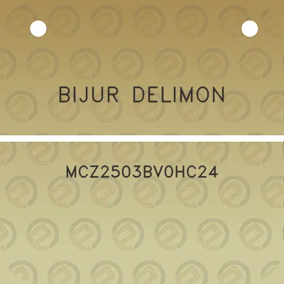 bijur-delimon-mcz2503bv0hc24