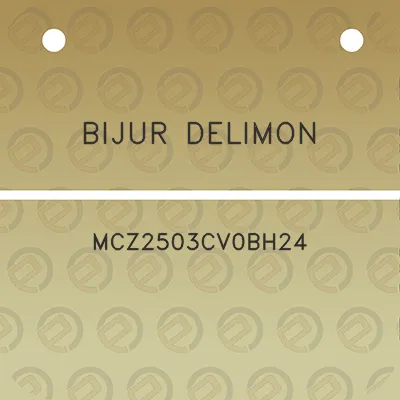 bijur-delimon-mcz2503cv0bh24