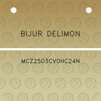 bijur-delimon-mcz2503cv0hc24n