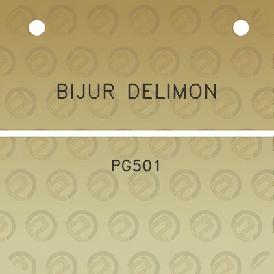 bijur-delimon-pg501