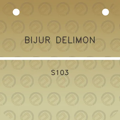 bijur-delimon-s103