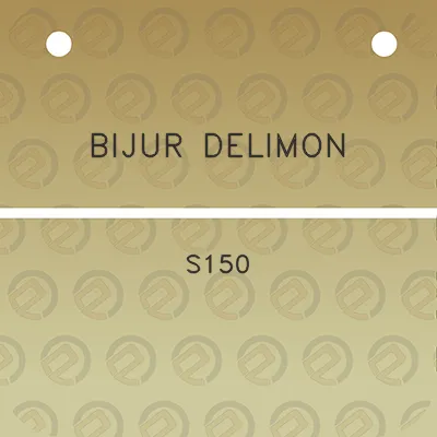 bijur-delimon-s150