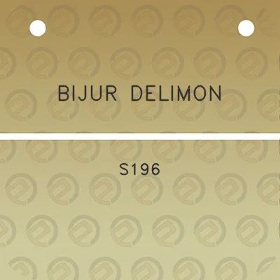 bijur-delimon-s196