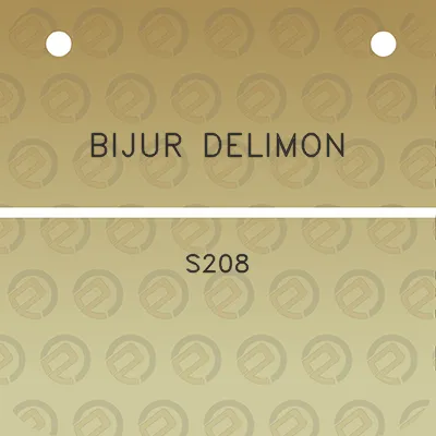 bijur-delimon-s208