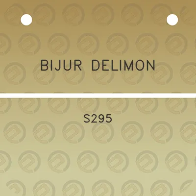 bijur-delimon-s295