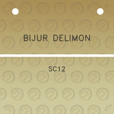 bijur-delimon-sc12