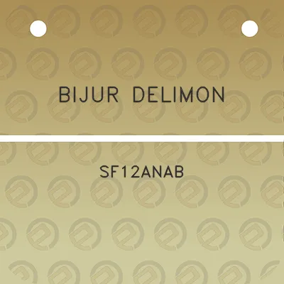 bijur-delimon-sf12anab