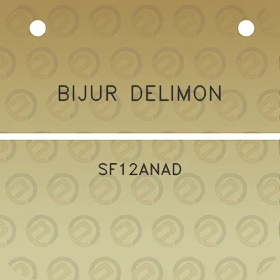 bijur-delimon-sf12anad