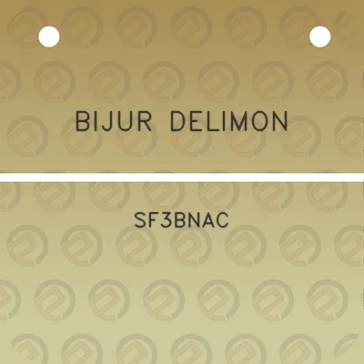 bijur-delimon-sf3bnac