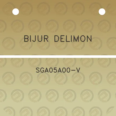 bijur-delimon-sga05a00-v