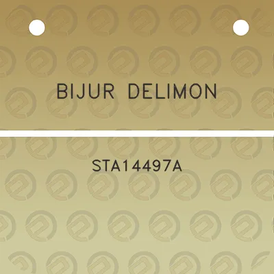 bijur-delimon-sta14497a