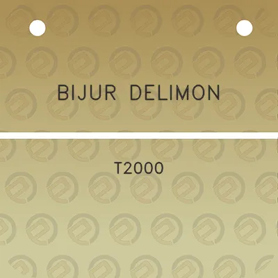 bijur-delimon-t2000