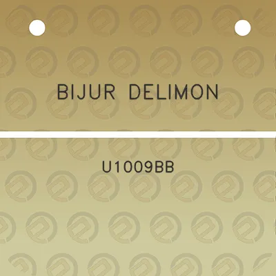 bijur-delimon-u1009bb