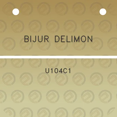 bijur-delimon-u104c1