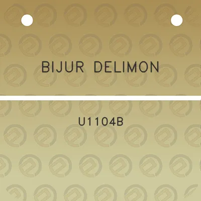 bijur-delimon-u1104b