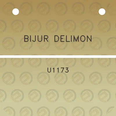 bijur-delimon-u1173