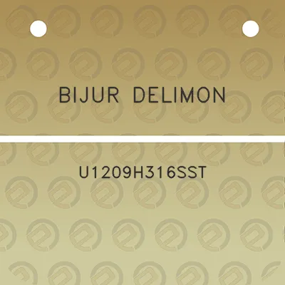 bijur-delimon-u1209h316sst