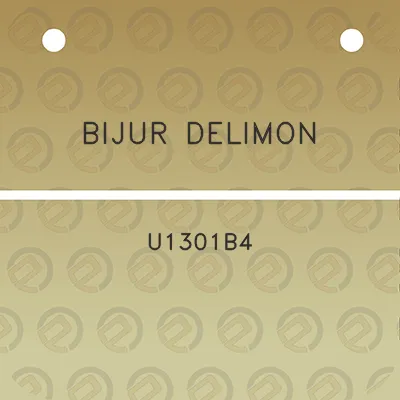 bijur-delimon-u1301b4