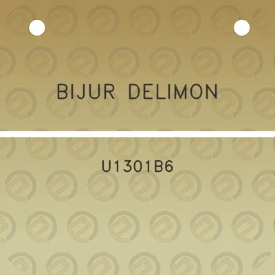 bijur-delimon-u1301b6