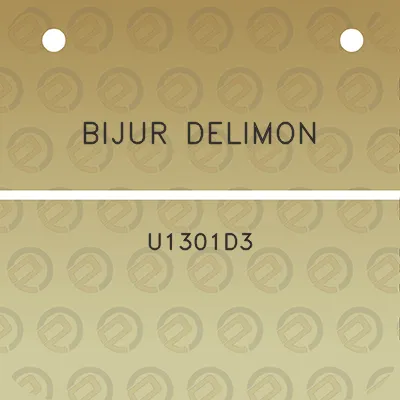 bijur-delimon-u1301d3