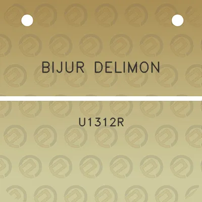 bijur-delimon-u1312r