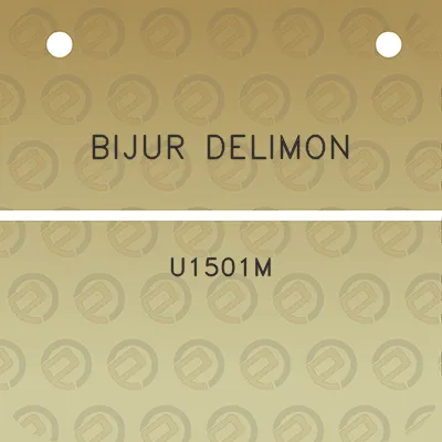 bijur-delimon-u1501m