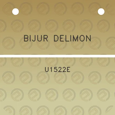 bijur-delimon-u1522e