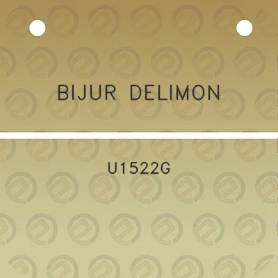 bijur-delimon-u1522g