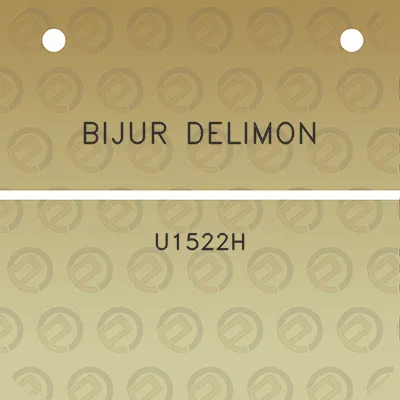 bijur-delimon-u1522h