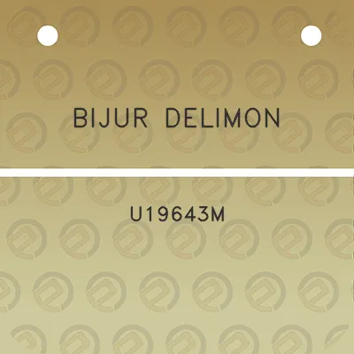 bijur-delimon-u19643m