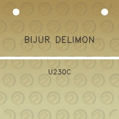 bijur-delimon-u230c