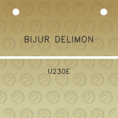 bijur-delimon-u230e