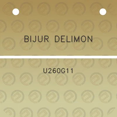 bijur-delimon-u260g11