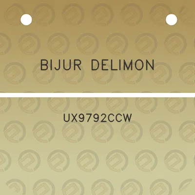 bijur-delimon-ux9792ccw