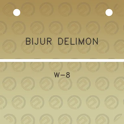 bijur-delimon-w-8