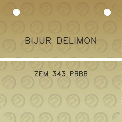 bijur-delimon-zem-343-pbbb