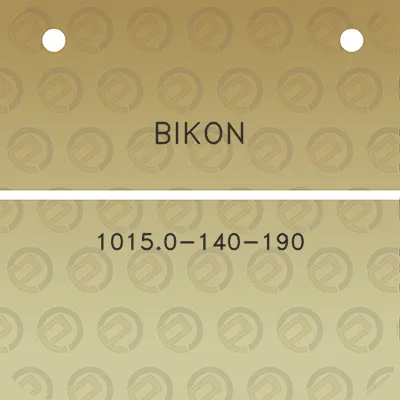 bikon-10150-140-190