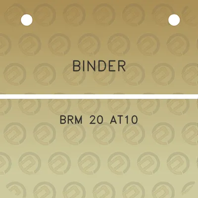 binder-brm-20-at10