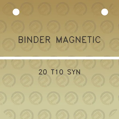 binder-magnetic-20-t10-syn