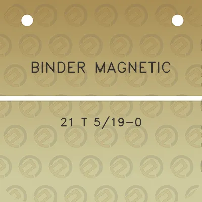 binder-magnetic-21-t-519-0