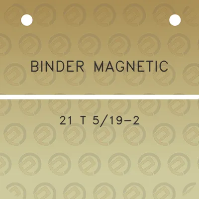 binder-magnetic-21-t-519-2