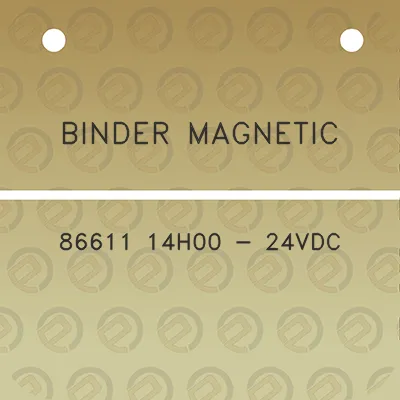 binder-magnetic-86611-14h00-24vdc