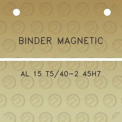 binder-magnetic-al-15-t540-2-45h7