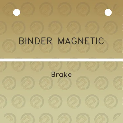 binder-magnetic-brake