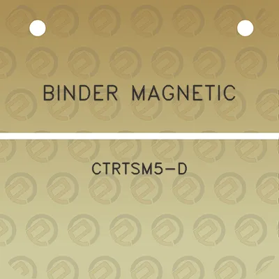 binder-magnetic-ctrtsm5-d