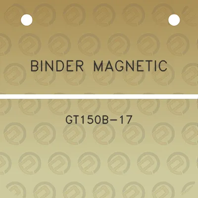 binder-magnetic-gt150b-17