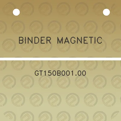 binder-magnetic-gt150b00100