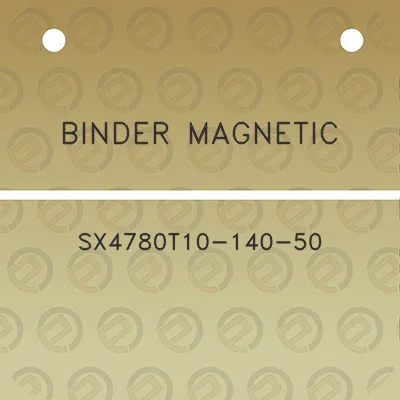 binder-magnetic-sx4780t10-140-50